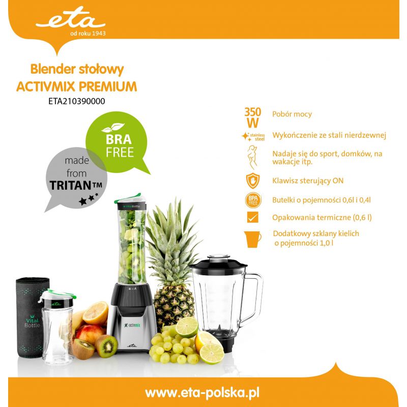 Блендер стаціонарний ETA Activmix Premium 210390000