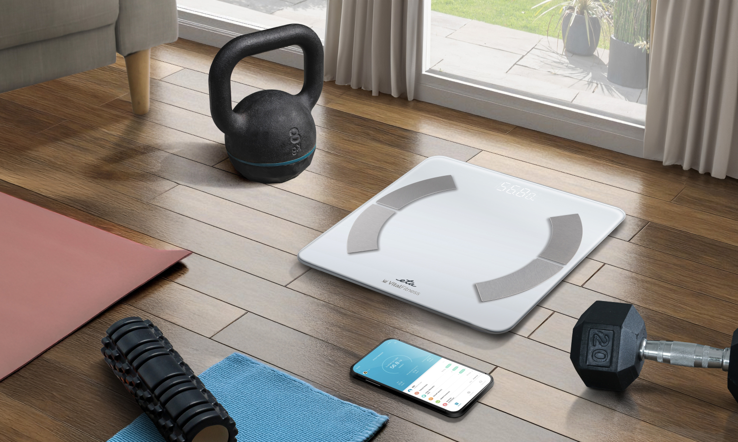 Ваги підлогові ETA Vital Fitness 2779 90000