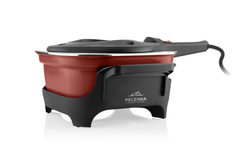 Електричний горщик для запікання ETA Pečenka Ceramic Natura 0133 90053 червоний