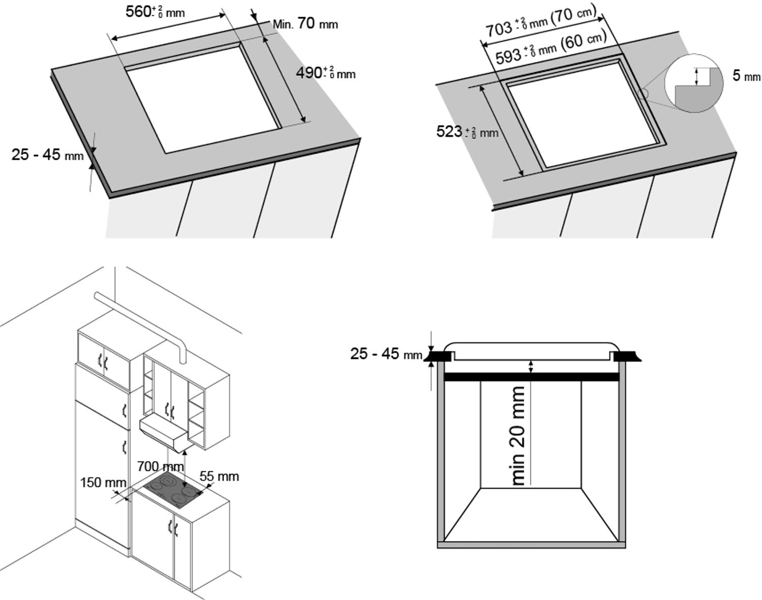 Склокерамічна варильна поверхня ETA 679090000